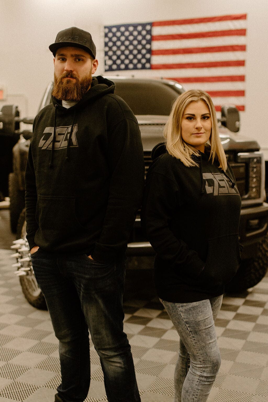 DSLR Black on Black Heavyweight Hoodie Hoodie DSLR 