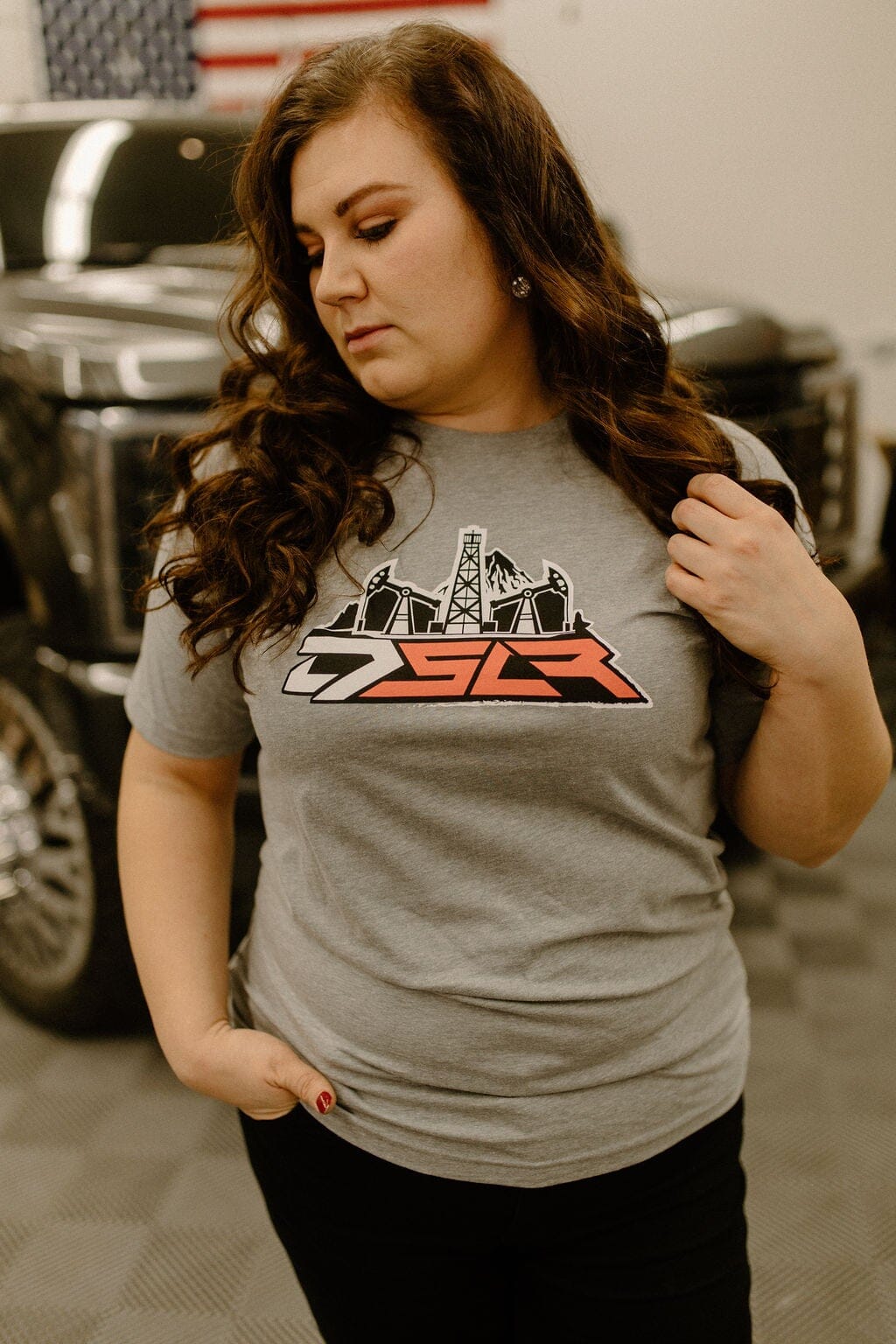 Short Sleeve DSLR Oil Pump T-Shirt T-Shirt DSLR 