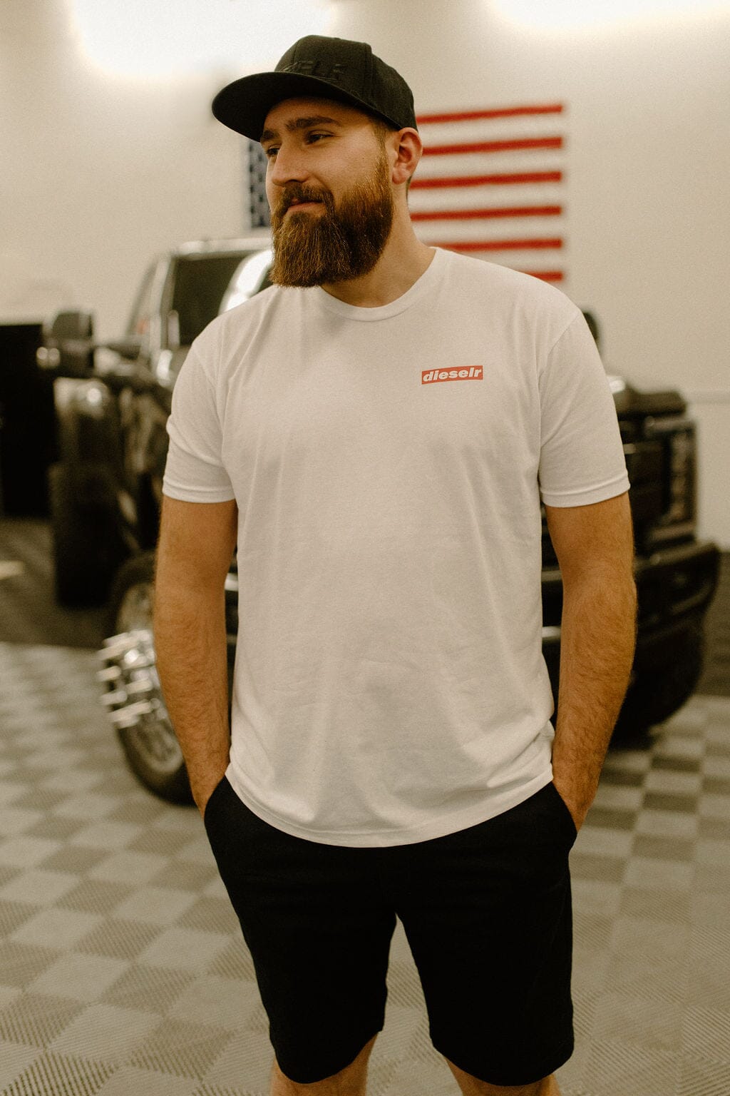 Dieselr Short Sleeve T-Shirt T-Shirt DSLR S White 