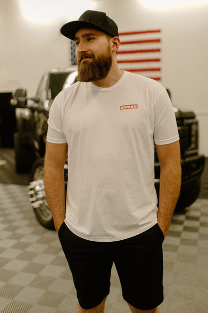 Dieselr Short Sleeve T-Shirt T-Shirt DSLR S White 