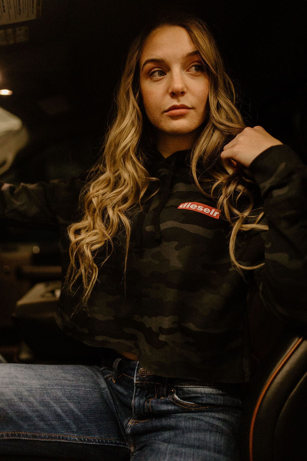 Dieselr Camo Crop Hoodie Apparel DSLR 