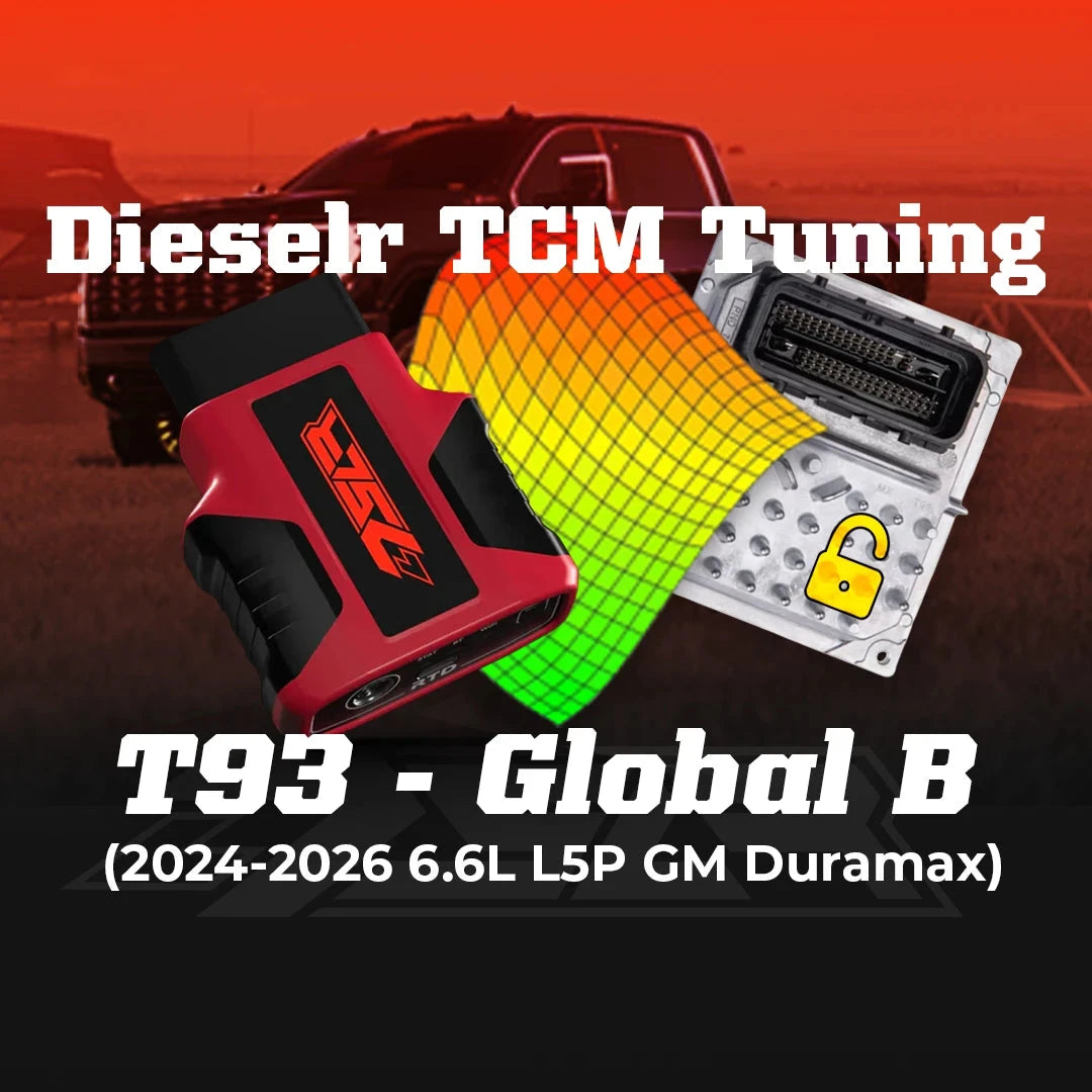 DIESELR RTD4 T93 TCM Tune Files (2024-2026 Duramax L5P 6.6L) - Global B TCM Tune File DIESELR Tuning 