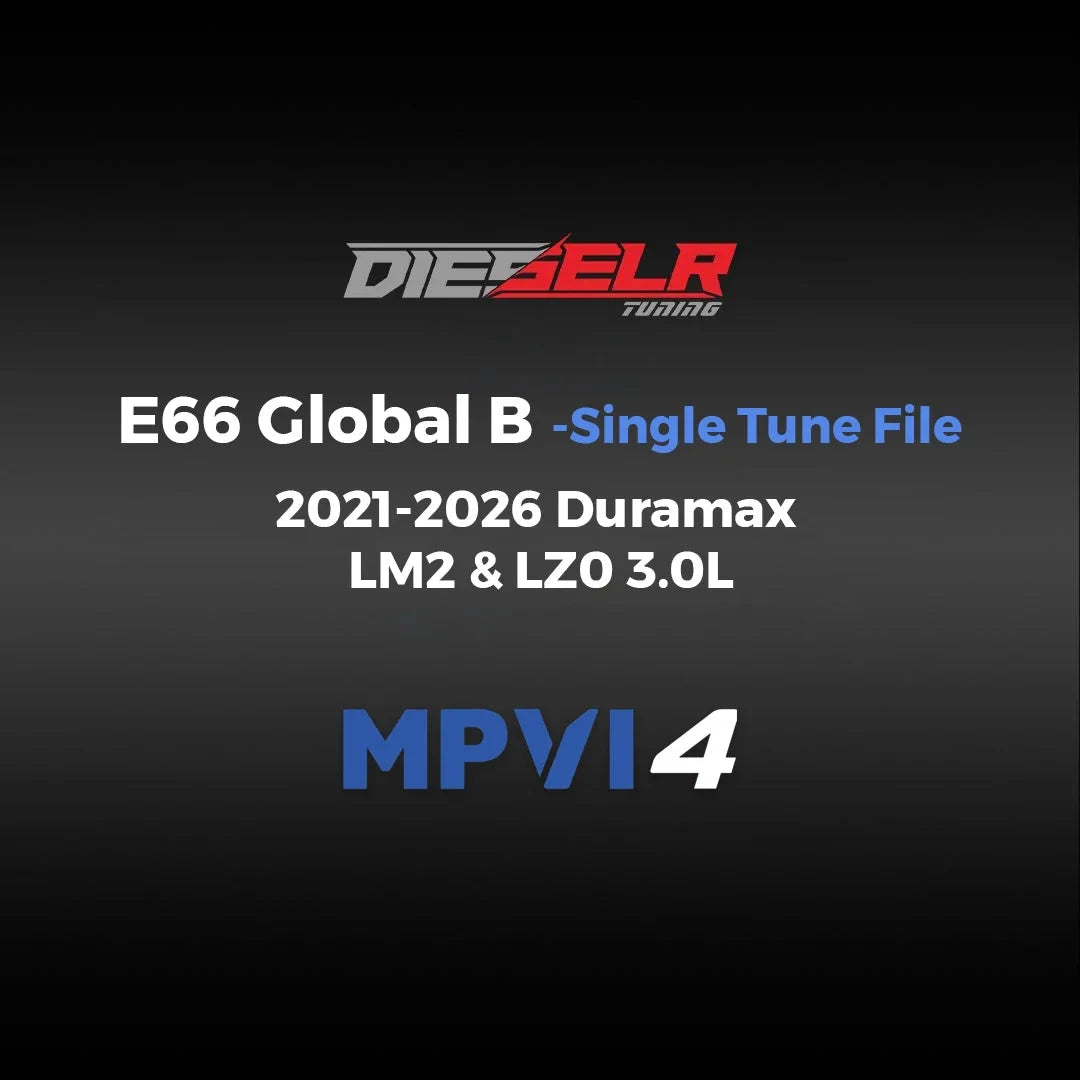 DIESELR MPVi4 E66 (Global B) Tune Files (2021-2026 Duramax LM2 & LZ0 3.0L) Tune Files DIESELR Tuning 