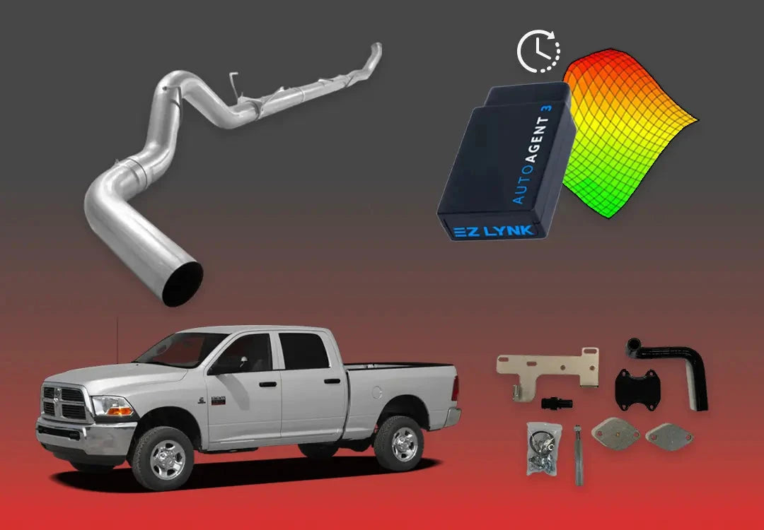 DIESELR 6.7L RAM Cummins All-In-One Kit (2010–2012) All In One Kit (Basic) DIESELR Corp. 4-week Limited Support DIESELR 5 inch Turbo-Back Exhaust System 