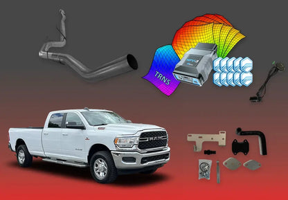 DIESELR 6.7L RAM Cummins All-In-One Kit (2022–2024, 68RFE) All In One Kit (Basic) DIESELR Corp SOTF 5 Tunes 4-Inch Downpipe Back 