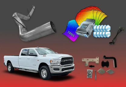 DIESELR 6.7L RAM Cummins All-In-One Kit (2022–2024, 68RFE) All In One Kit (Basic) DIESELR Corp SOTF 5 Tunes 5-Inch Downpipe Back 