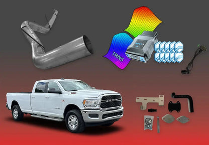 DIESELR 6.7L RAM Cummins All-In-One Kit (2022–2024, 68RFE) All In One Kit (Basic) DIESELR Corp Single Tune 5-Inch Downpipe Back 