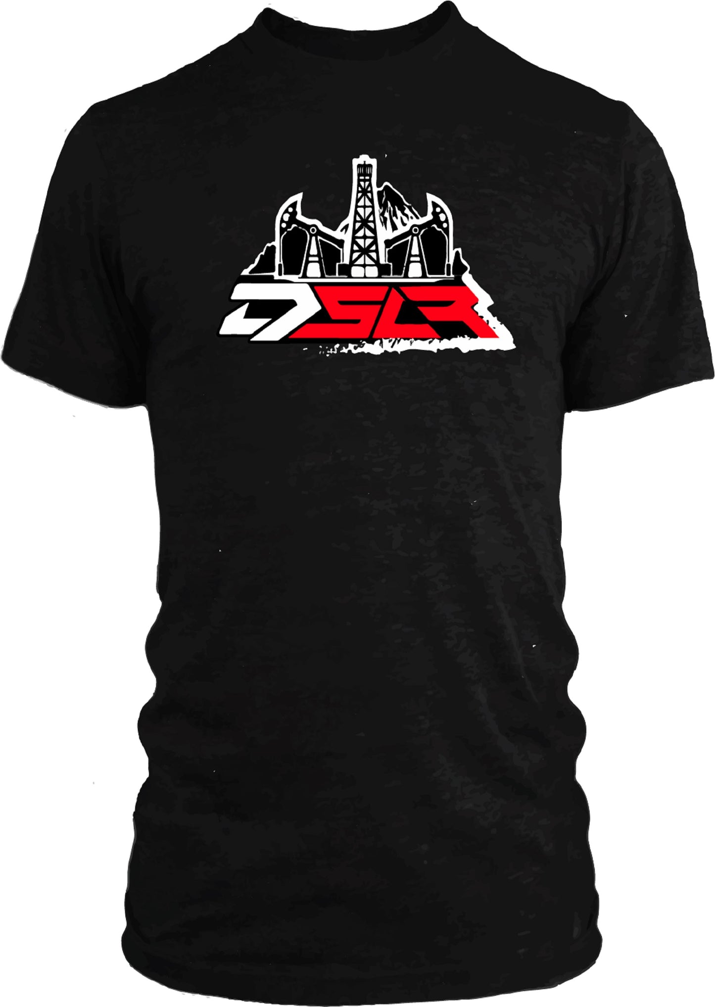 Short Sleeve DSLR Oil Pump T-Shirt T-Shirt DSLR S Black 