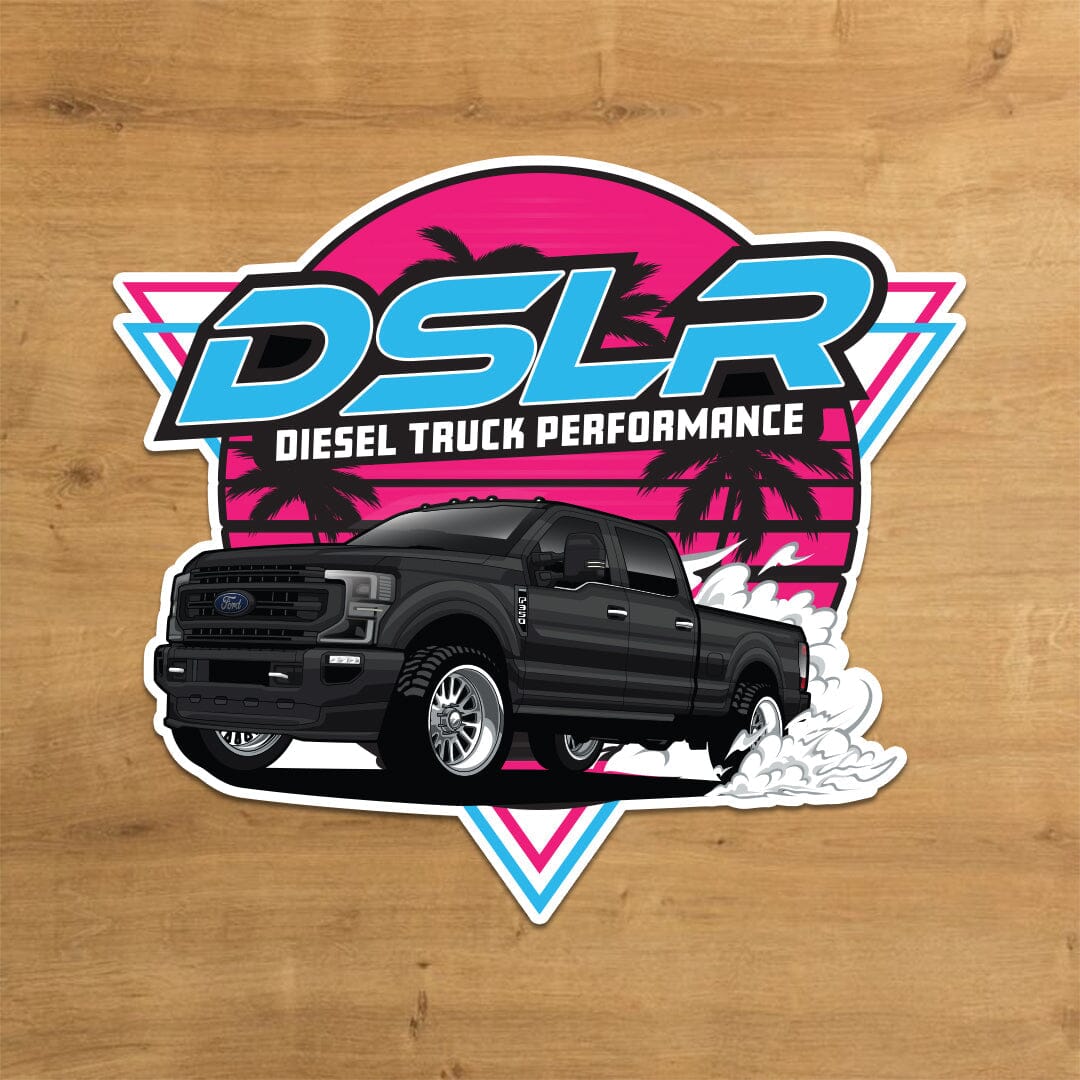 DSLR Miami Embossed Sticker Accessories DSLR 