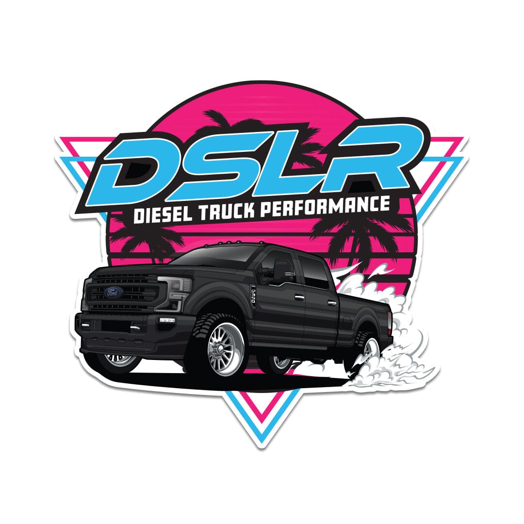 DSLR Miami Embossed Sticker Accessories DSLR 