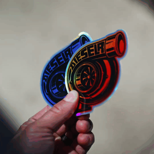 Dieselr Holographic Turbo Sticker Accessories DSLR 