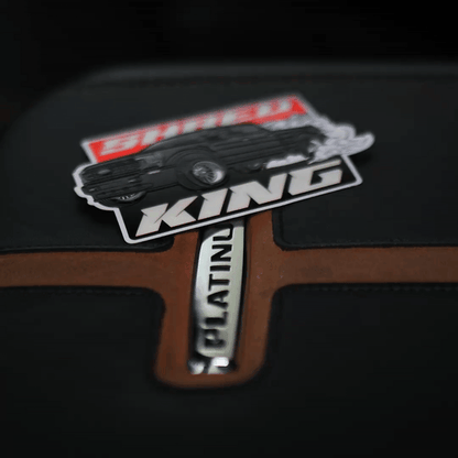 Dieselr Shred King Embossed Sticker Accessories DSLR 