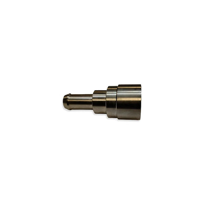 Dieselr Stainless Steel Heater Hose Connector Duramax 6.6L (2001-2023) Stainless Steel Heater Hose Connector Dieselr Parts Single 