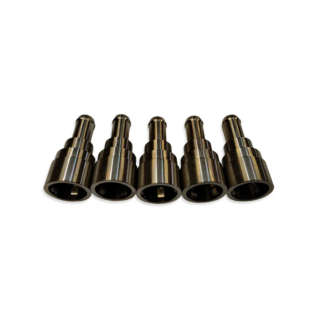 Dieselr Stainless Steel Heater Hose Connector Duramax 6.6L (2001-2023) Stainless Steel Heater Hose Connector Dieselr Parts 5 Pack 