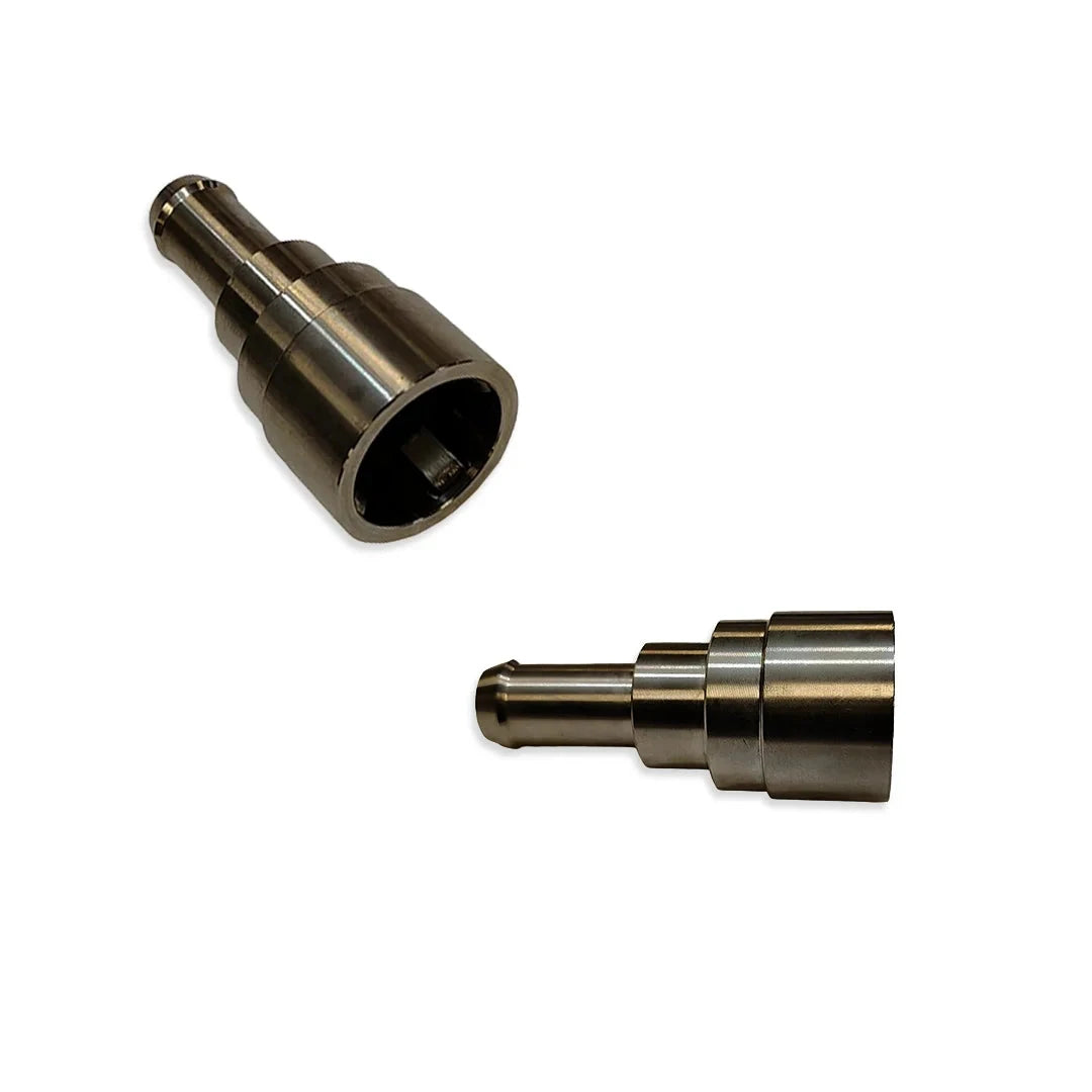 Dieselr Stainless Steel Heater Hose Connector Duramax 6.6L (2001-2023) Stainless Steel Heater Hose Connector Dieselr Parts 