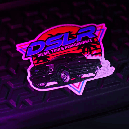 DSLR Miami Embossed Sticker Accessories DSLR 