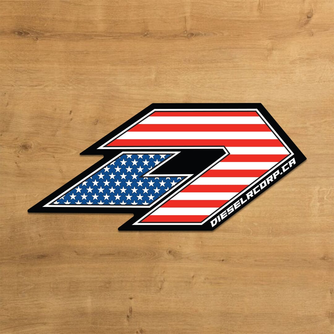Dieselr USA Sticker Accessories DSLR 
