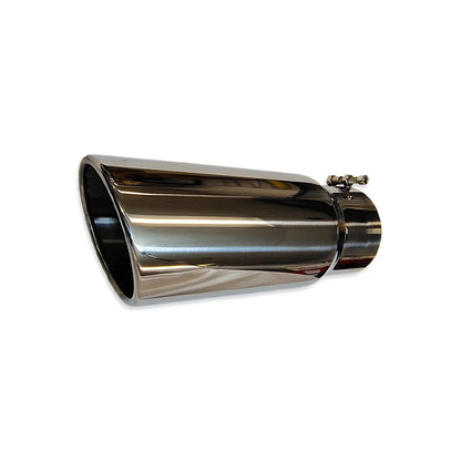 Dieselr Universal Exhaust Tip Exhaust Tip Dieselr Parts 12" Long 4" inlet - 5" outlet Polished