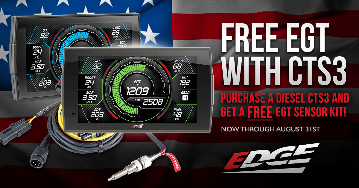 Free EGT probe with Edge CTS3 — $200 value through Aug 31