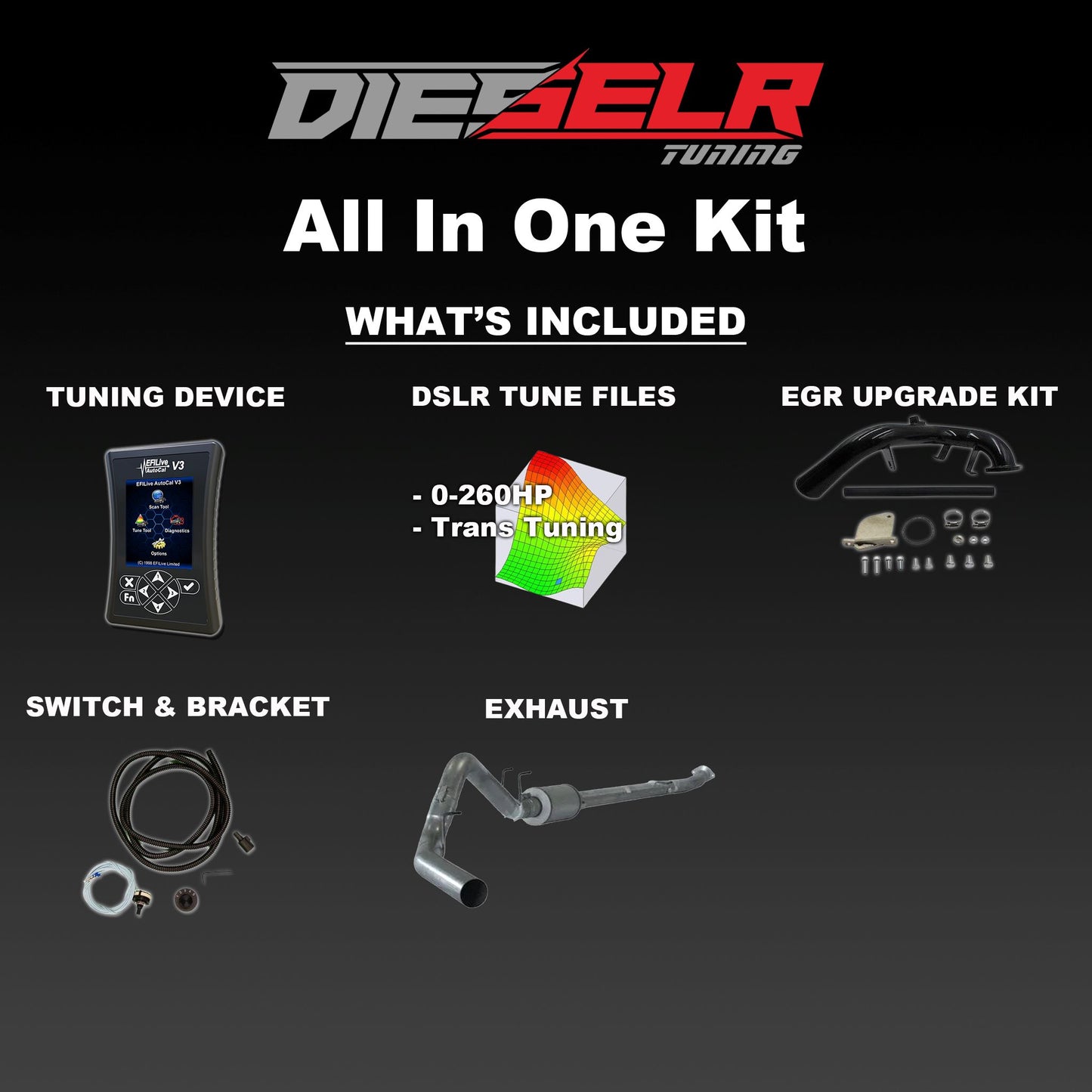 EFI Live Bundle (2006-2007 LBZ Duramax) Bundle DIESELR Tuning 