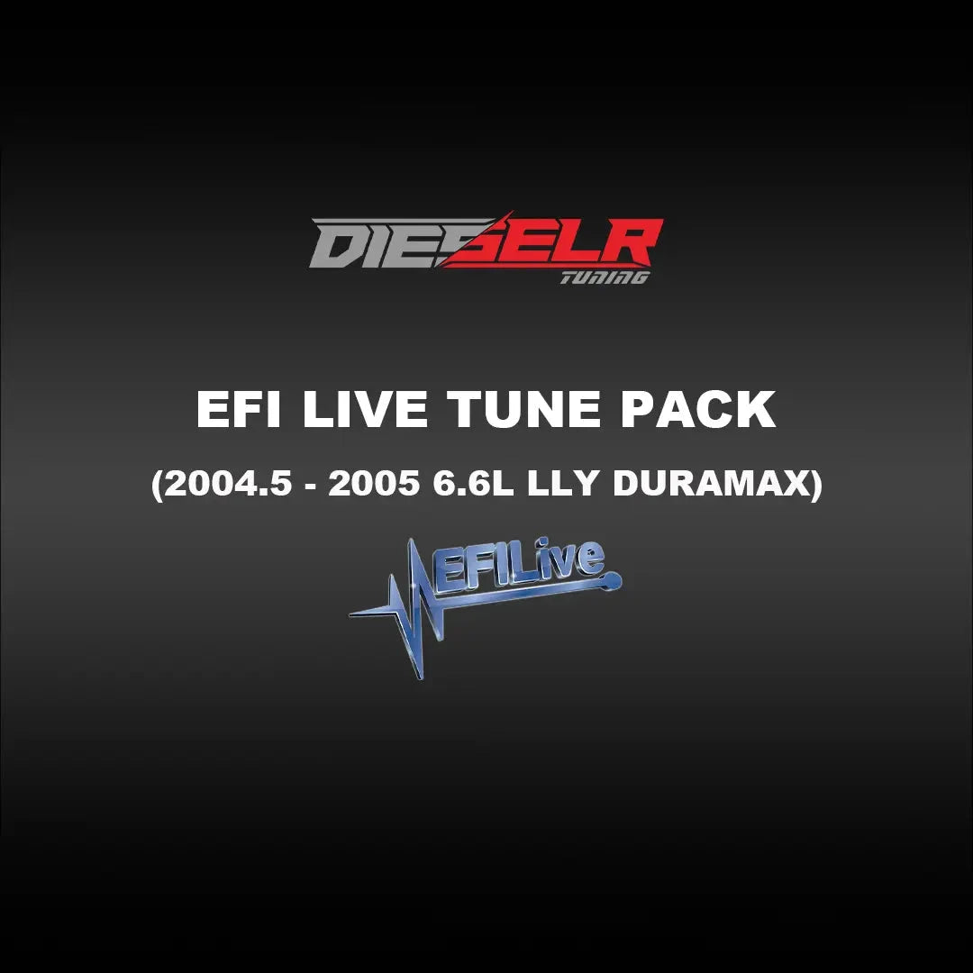 EFI Live Tune Pack (2004.5-2005 Duramax LLY 6.6L) Tune Files DIESELR Tuning 