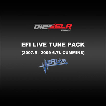 DIESELR EFI Live Tune Pack (2007.5-2009 Cummins 6.7L) Tune Files DIESELR Tuning 