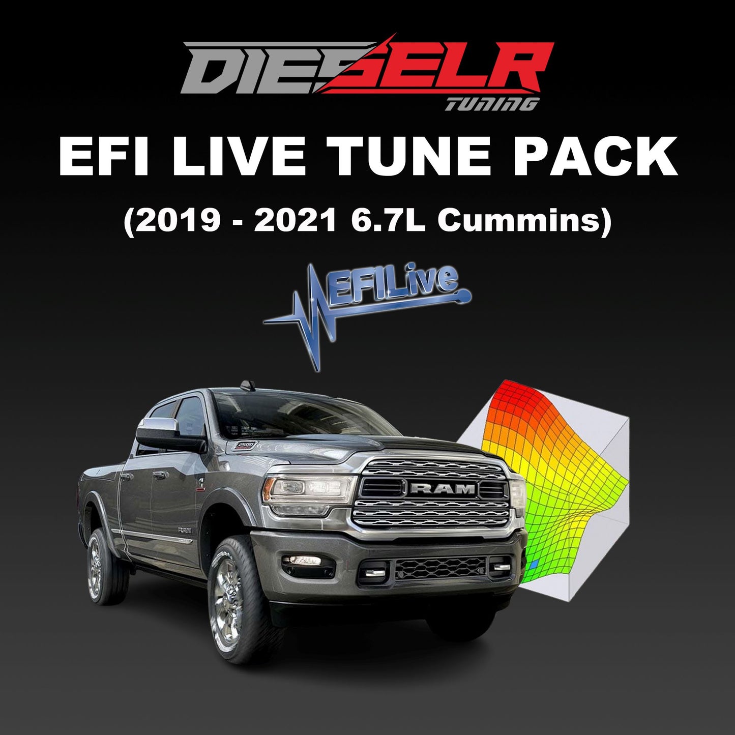 DIESELR EFI Live Tune Files (2019-2021 Cummins 6.7L) Tune Files DIESELR Tuning 