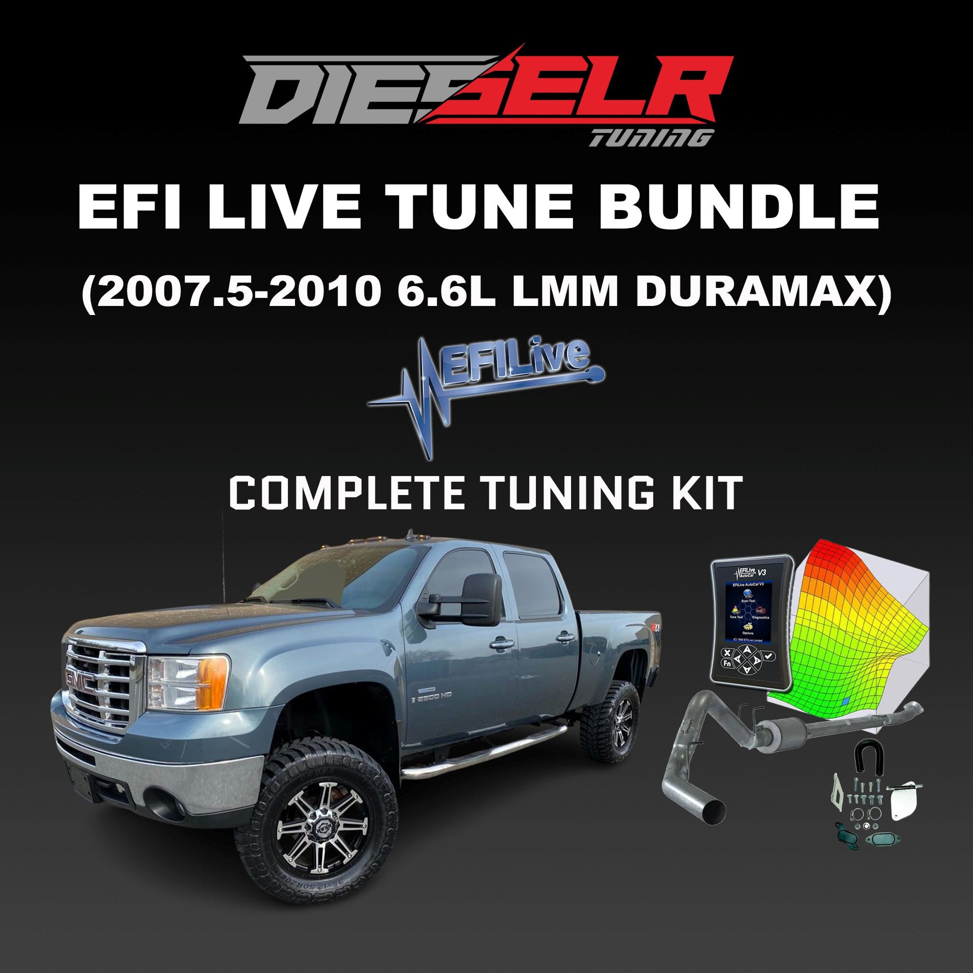 EFI Live Tune Bundle (2007.5-2010 LMM Duramax) Bundle DIESELR Tuning 