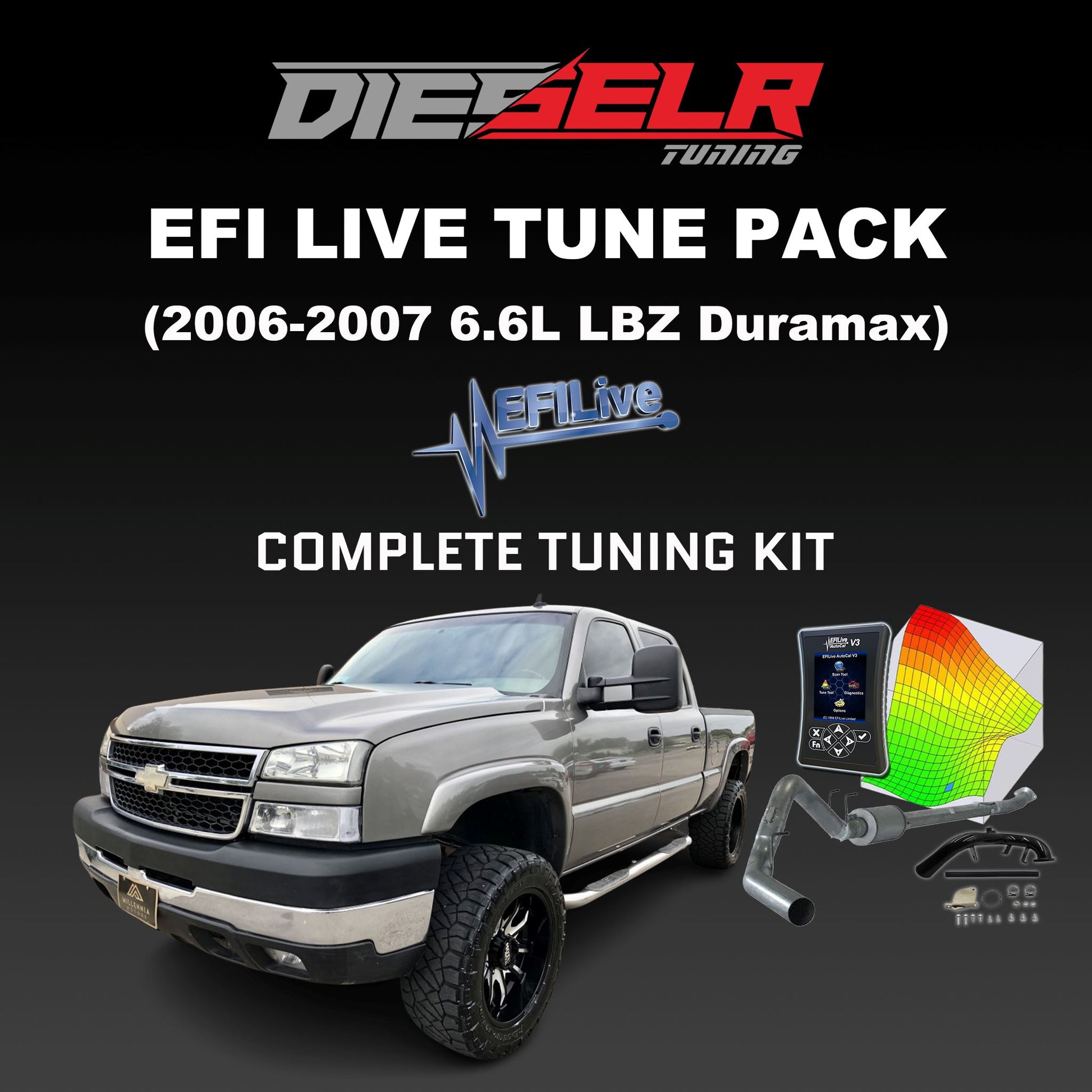 EFI Live Bundle (2006-2007 LBZ Duramax) Bundle DIESELR Tuning 