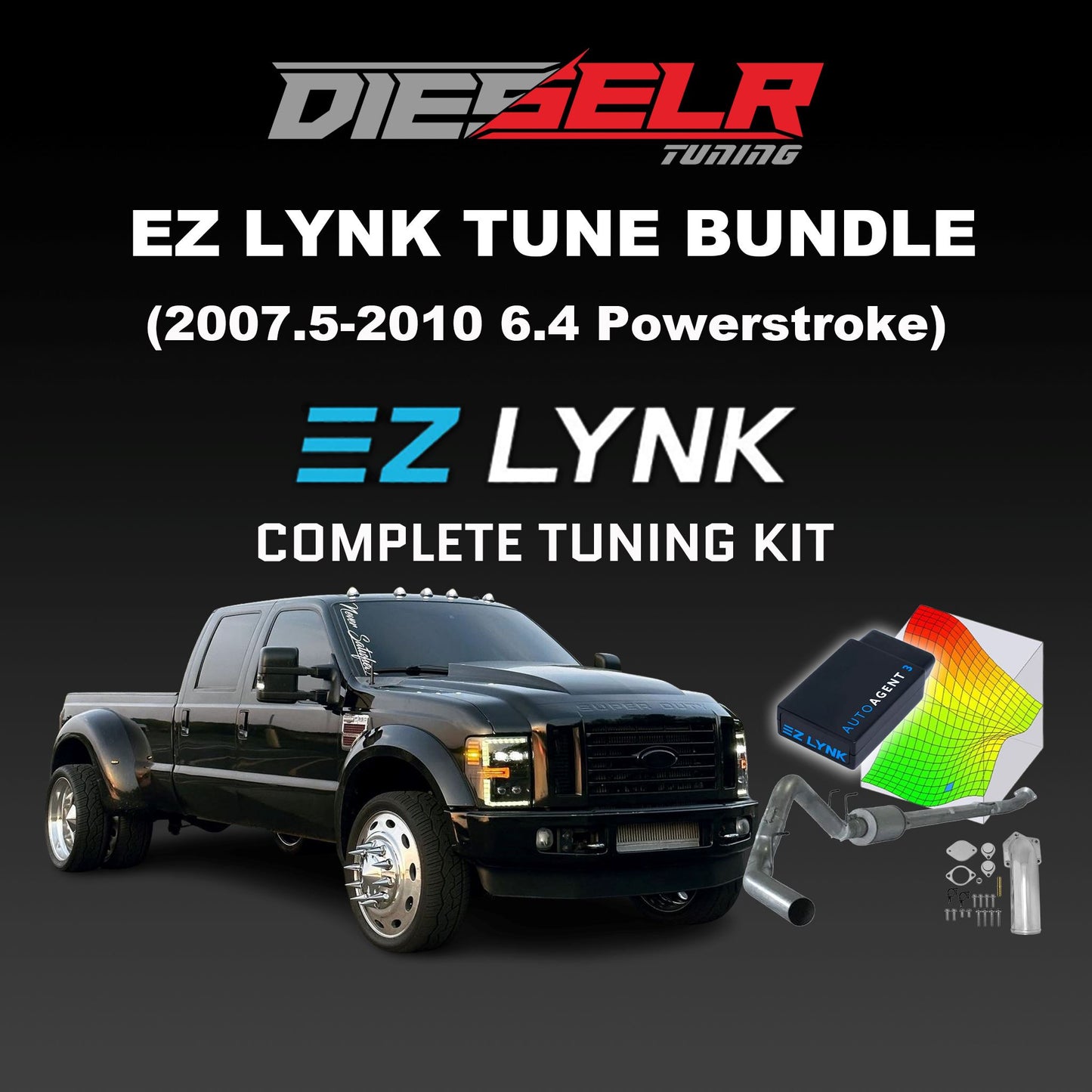 EZ Lynk Tune Bundle (2007.5-2010 Powerstroke 6.4L) Bundle DIESELR Tuning 