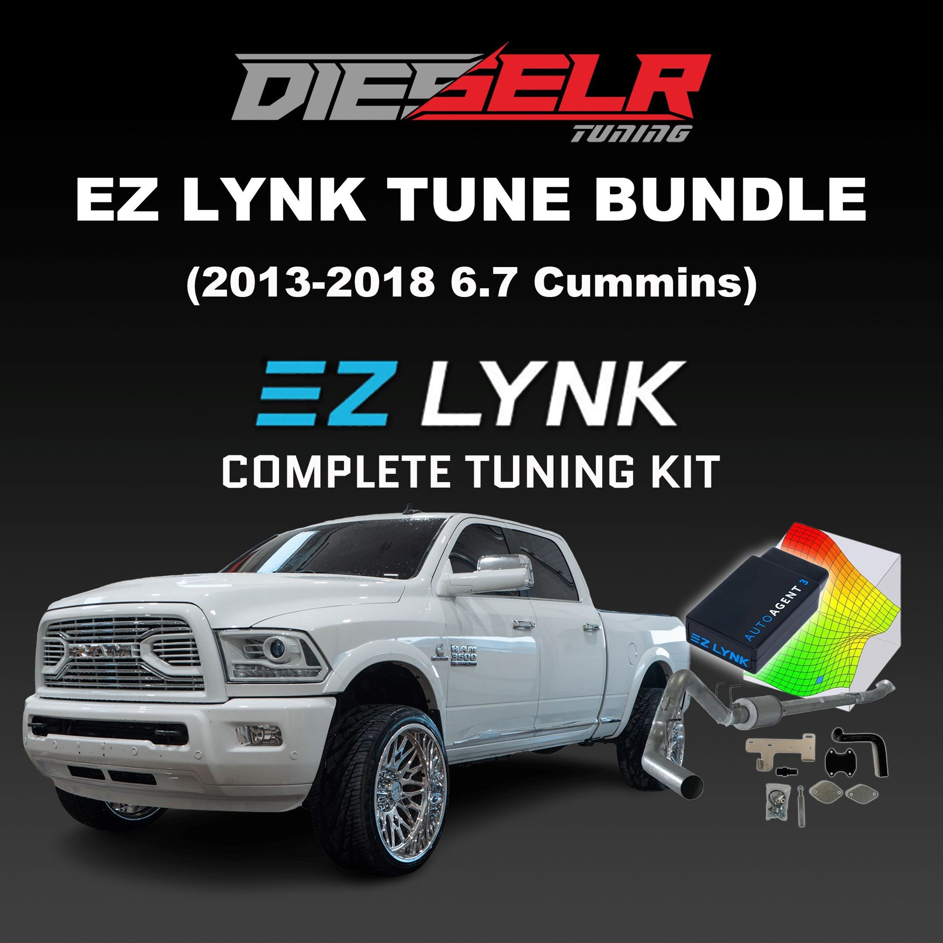 Ez Lynk Tune Bundle (2013-2018 6.7 Cummins) Bundle DIESELR Tuning 