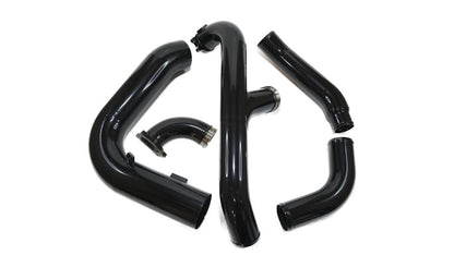 No Limit Fabrication Stainless Intercooler Piping Kit - Ford Powerstroke 6.7L (2011-2014) Engine Intake Manifold No Limit Fabrication Stock Turbo (Dual Inlet) Black 