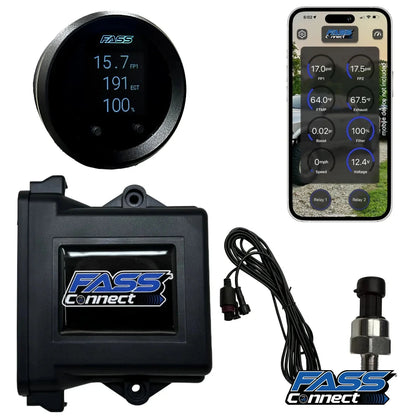 FASS Connect Digital Monitoring System Digital Monitoring System FASS Fuel Systems With FASS Connect Gauge 