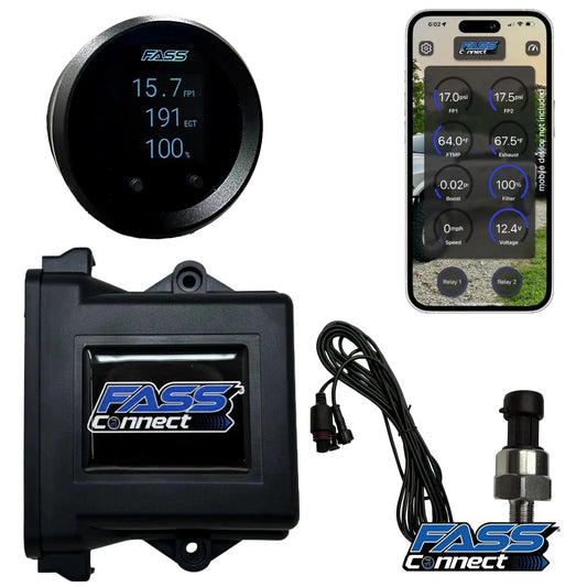 FASS Connect Digital Monitoring System Digital Monitoring System FASS Fuel Systems With FASS Connect Gauge 