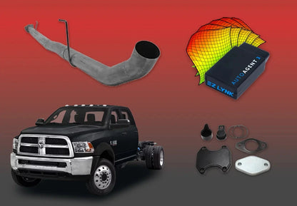 DIESELR 6.7L RAM Cummins All-In-One Kit (2013–2018) - Cab&Chassis All In One Kit (Basic) DIESELR Corp Full Support Pack (Unlimited Lifetime Support Package) Dieselr EGR Kit Dieselr 4-inch Stainless Steel DPF Race Pipe without Muffler(Cab & Chassis)