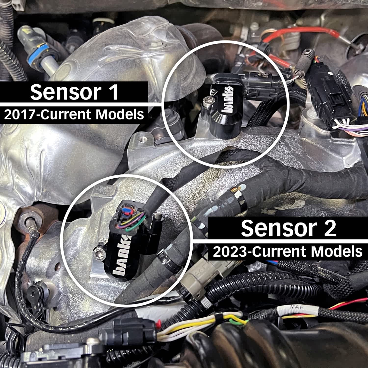 Banks Dual MAP Sensor Relocation Kit - GM Duramax 6.6L L5P (2023.5-2026) MAP Sensor Relocation Kit Banks Power 