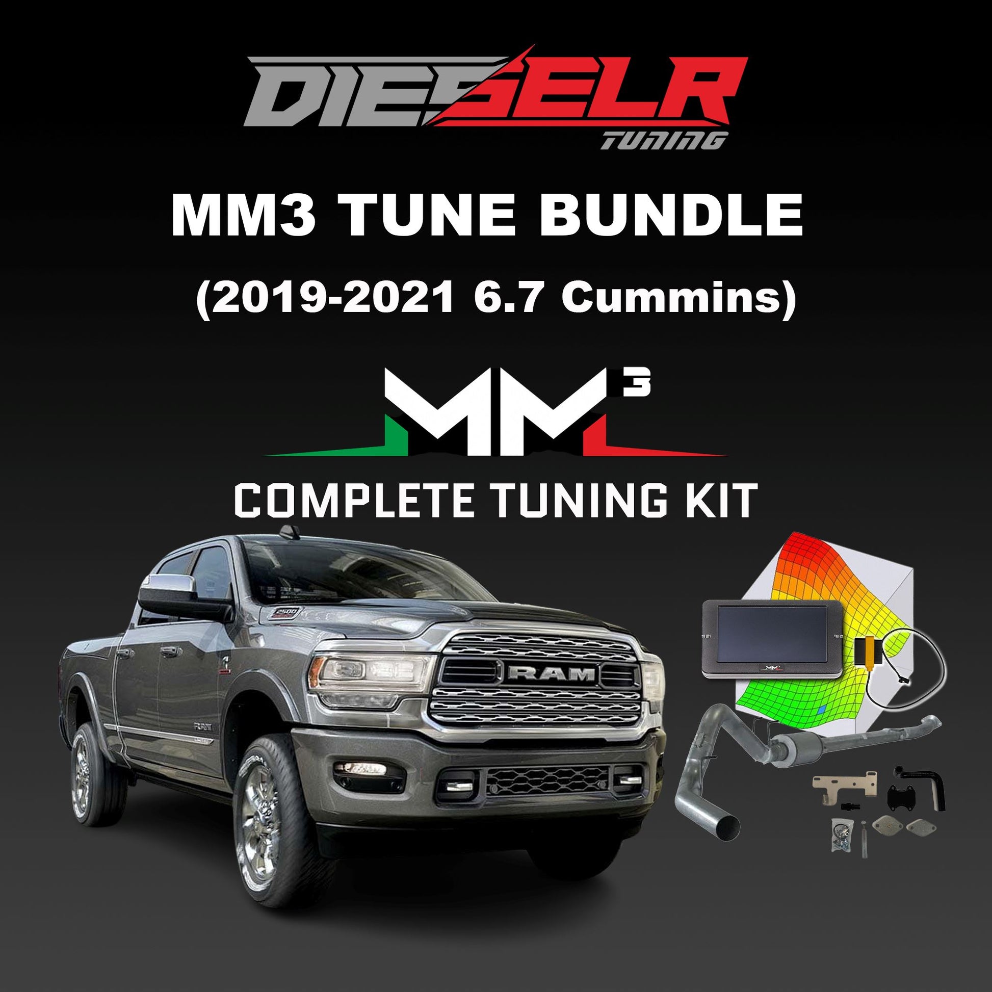 MM3 Tune Pack (2019-202 6.7 Cummins) Bundle DIESELR Tuning 