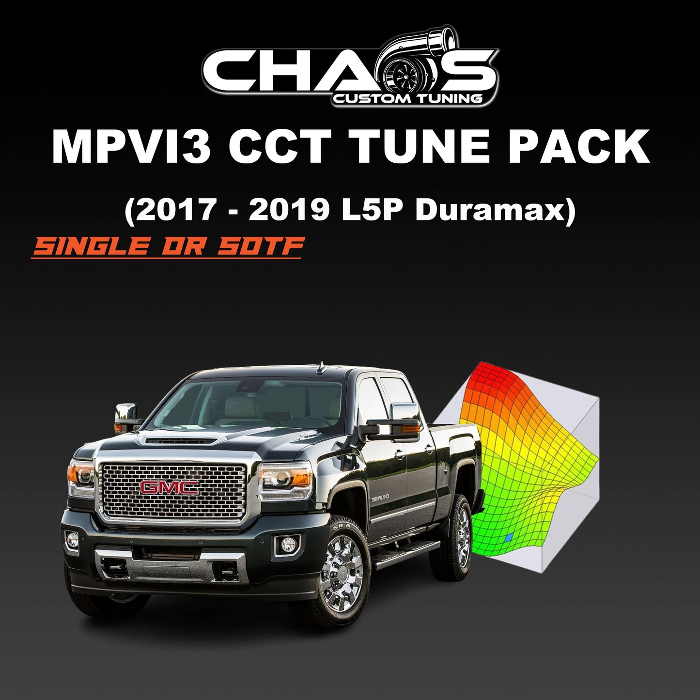 Chaos Custom Tuning MPVI3 Tune Files (2017-2019 Duramax L5P 6.6L) Tune Files Chaos Custom Tuning 