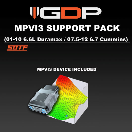 GDP MPVI3 Support Pack - SOTF (01-10 GM 6.6L Duramax/07.5-12 Dodge 6.7L Cummins) GDP Tune Files GDP 