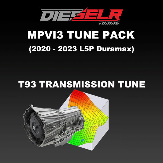 DIESELR MPVI3 Transmission Tune File (2020+ Duramax L5P 6.6L) Transmission Tune File DIESELR Tuning 