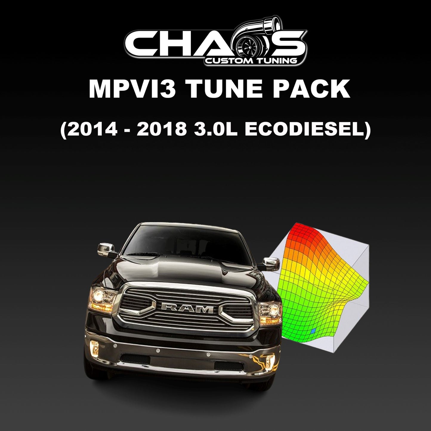 Chaos Custom Tuning MPVI3 Tune Files (2014-2018 Eco Diesel 3.0L) Tune Files Chaos Custom Tuning 