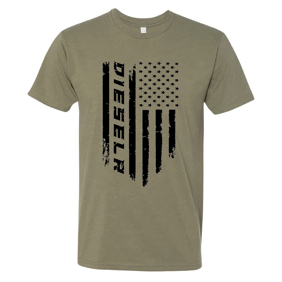 Dieselr Merica Tee T-Shirt DSLR S Olive 