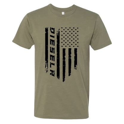 Dieselr Merica Tee T-Shirt DSLR S Olive 