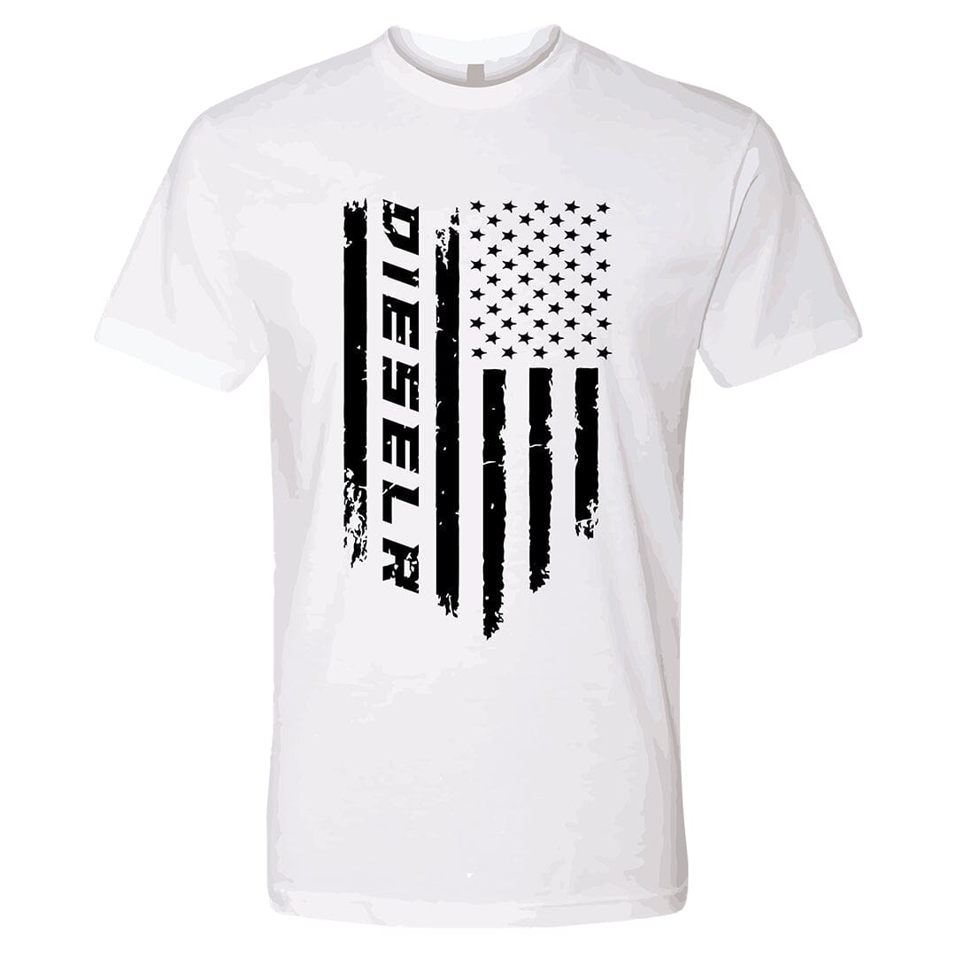 Dieselr Merica Tee T-Shirt DSLR S White 