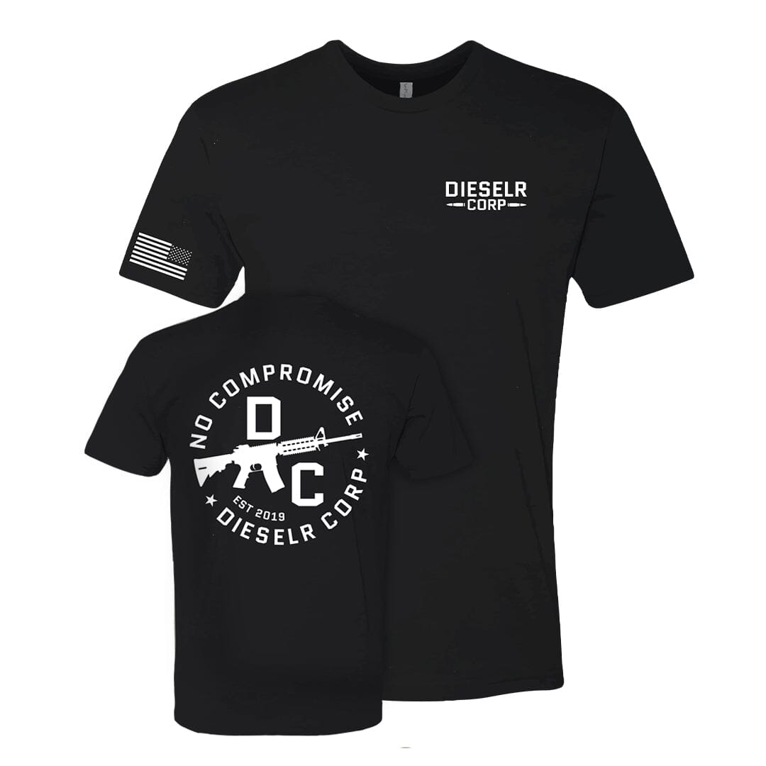 No Compromise Tee T-Shirt DSLR S Black 