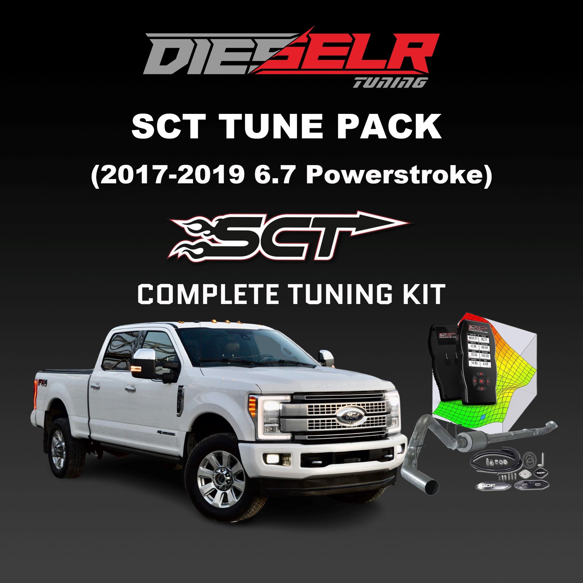 SCT Tune Bundle (2017-2019 6.7 Powerstroke) DIESELR Tuning 