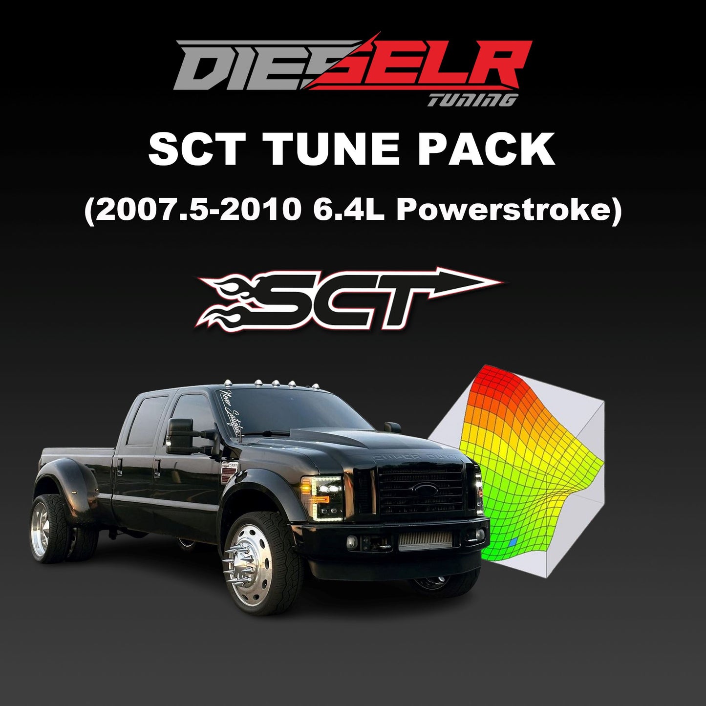 DIESELR SCT Tune Files (2007.5-2010 Powerstroke 6.4L) Tune Files DIESELR Tuning 