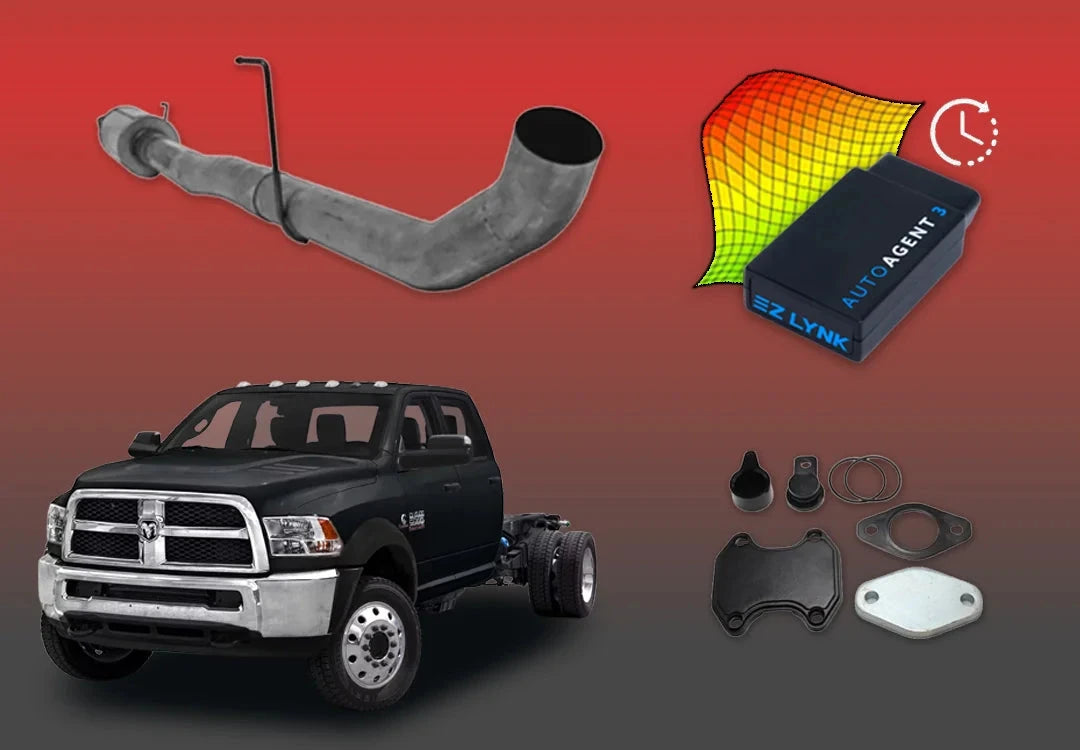 DIESELR 6.7L RAM Cummins All-In-One Kit (2013–2018) - Cab&Chassis All In One Kit (Basic) DIESELR Corp Single Tune (Limited 4 Week Support Package) Dieselr EGR Kit Dieselr 4-inch Aluminized DPF Race Pipe with Muffler(Cab & Chassis)