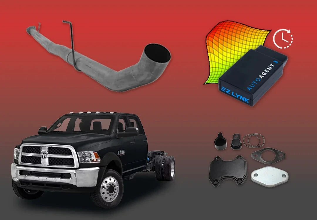DIESELR 6.7L RAM Cummins All-In-One Kit (2013–2018) - Cab&Chassis All In One Kit (Basic) DIESELR Corp Single Tune (Limited 4 Week Support Package) Dieselr EGR Kit Dieselr 4-inch Aluminized DPF Race Pipe without Muffler(Cab & Chassis)