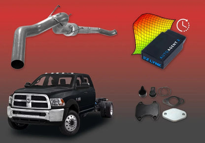 DIESELR 6.7L RAM Cummins All-In-One Kit (2013–2018) - Cab&Chassis All In One Kit (Basic) DIESELR Corp Single Tune (Limited 4 Week Support Package) Dieselr EGR Kit Dieselr 5-inch Stainless Steel Turbo Back Single with Muffler (Cab & Chassis)